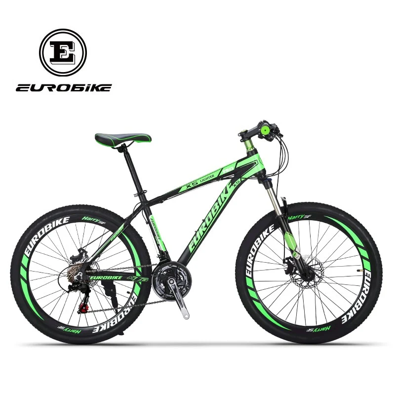 EUROBIKE Shimano 21 Speed Aluminum Mountain bike Dual Disc Brake Mountain bicycle