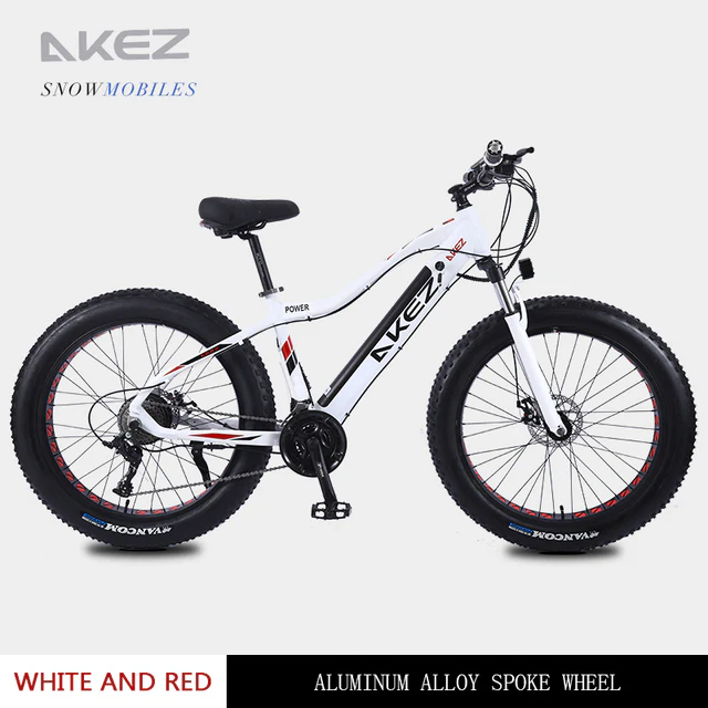 26 inch electric bicycle 4.0 fat tire electric bicycle 48V750W electric motorcycle men's and women's variable speed bicycle