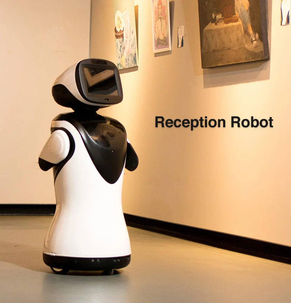 Humanoid service welcome dancing and singing robot /shopping mall reception voice guide robot