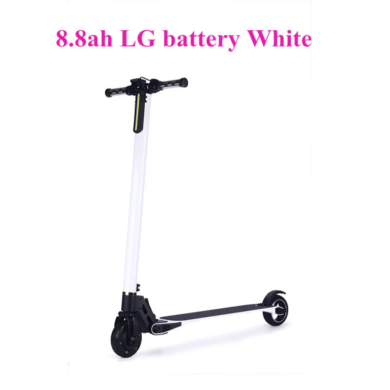 akku Carbon folding Electric Kick skateboard Hoverboard 2 steering-wheel Self Balancing Scooter 8.8ah 11.6ah LG Battery