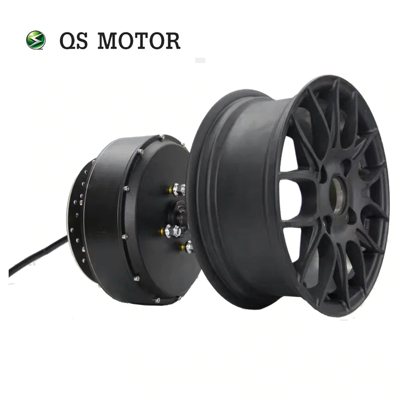 High cost performance qs 3.0kW V4 12*5.0inch in-wheel hub motor single shaft design for E-scooter