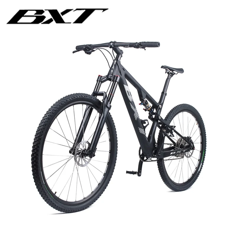 29er Mountain Bike T800 Carbon Full Suspension MTB Bicycle Cycling 29in carbon MTB frame Carbon Axle Thru Fork