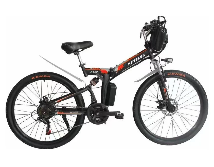 KETELES K860 26 Inch Folding Electric Bike 500W/1000W Motor 13AH Lithium Battery Electric Bike 26