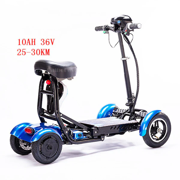 Daibot Four Wheel Electric Skateboard Portable Electric Scooters 10 Inch 36V Foldable Electric Scooter For Disabled/Elderly