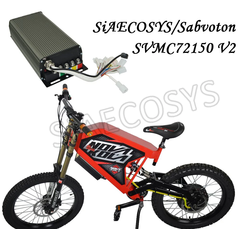 Electric Bicycle Motor Controller - Sabvoton SVMC72150 V2 for 3000W 72V 150A Brushless Motor