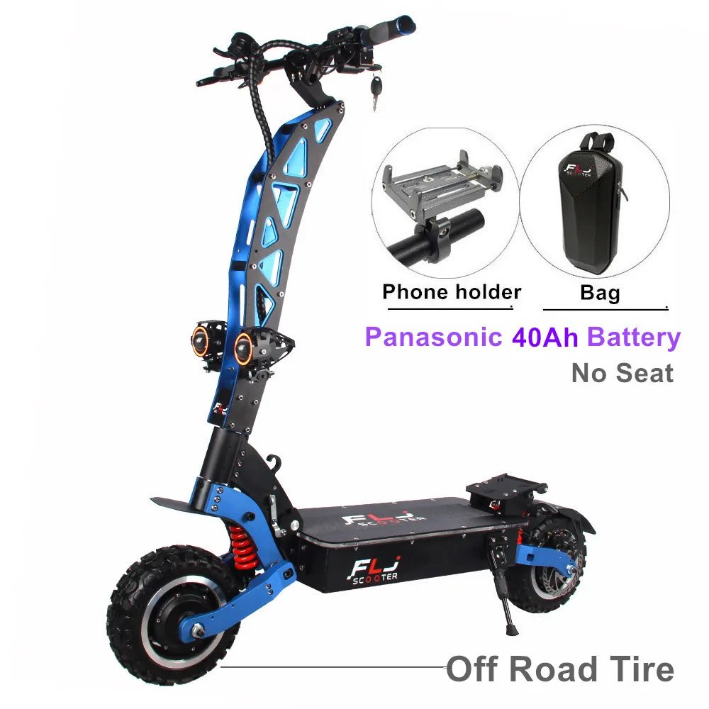FLJ Upgraded SK3 60V 7000W Electric Scooter with Dual Motors Off Road or Road Tire Adults Powerful E scooter