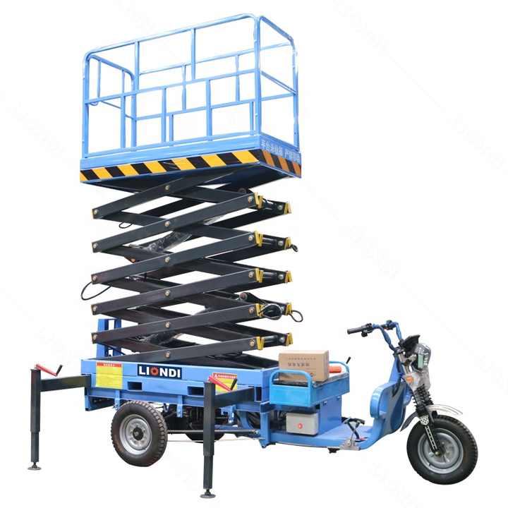 CE New Tricycle Lifting Mobile Platform Remote Control Lifting Platform