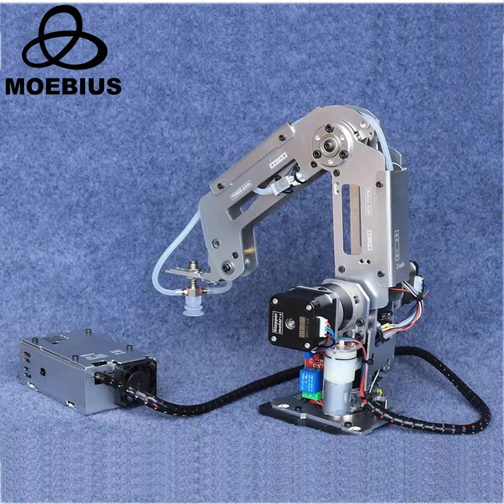 Big Load 4 DOF Robot Arm with Suction Cups Mechanical Claw Gripper Mini Industrial Robotics