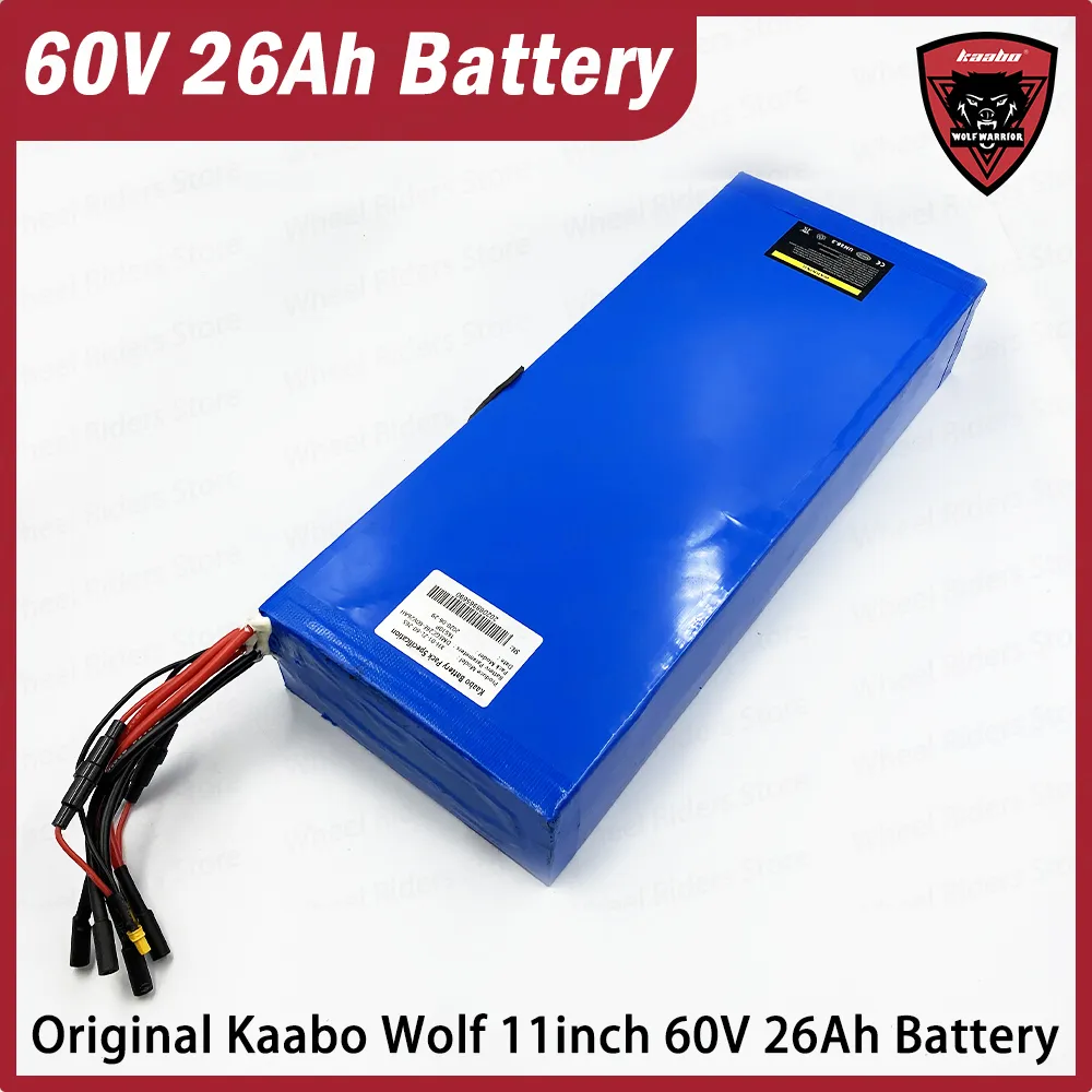 Kaabo WolfWarrior 60V 26Ah Battery Dual Electric Scooter Wolf Warrior 11inch Scooter Parts Accessories
