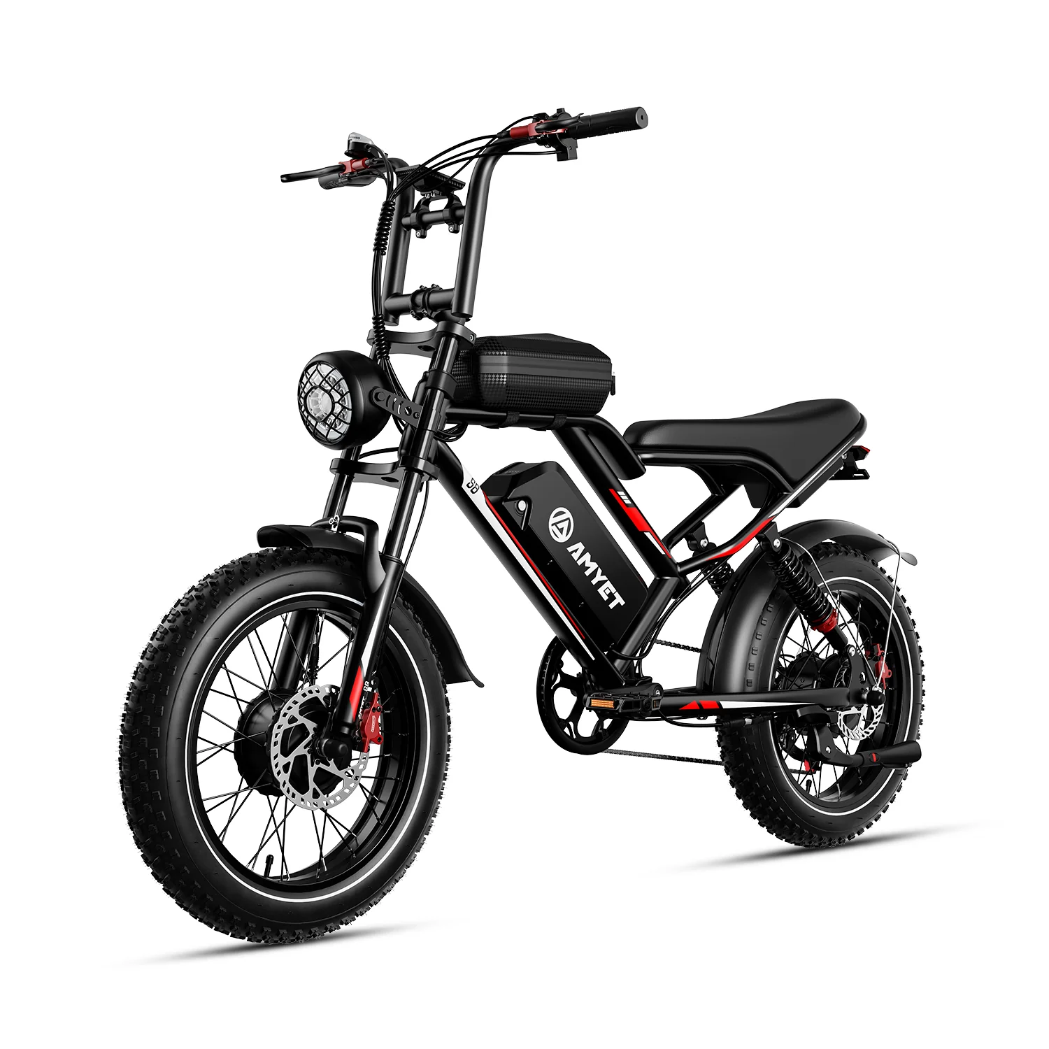 AMYET S8 Peak 3000W Dual Motor Electric Bike - Black
