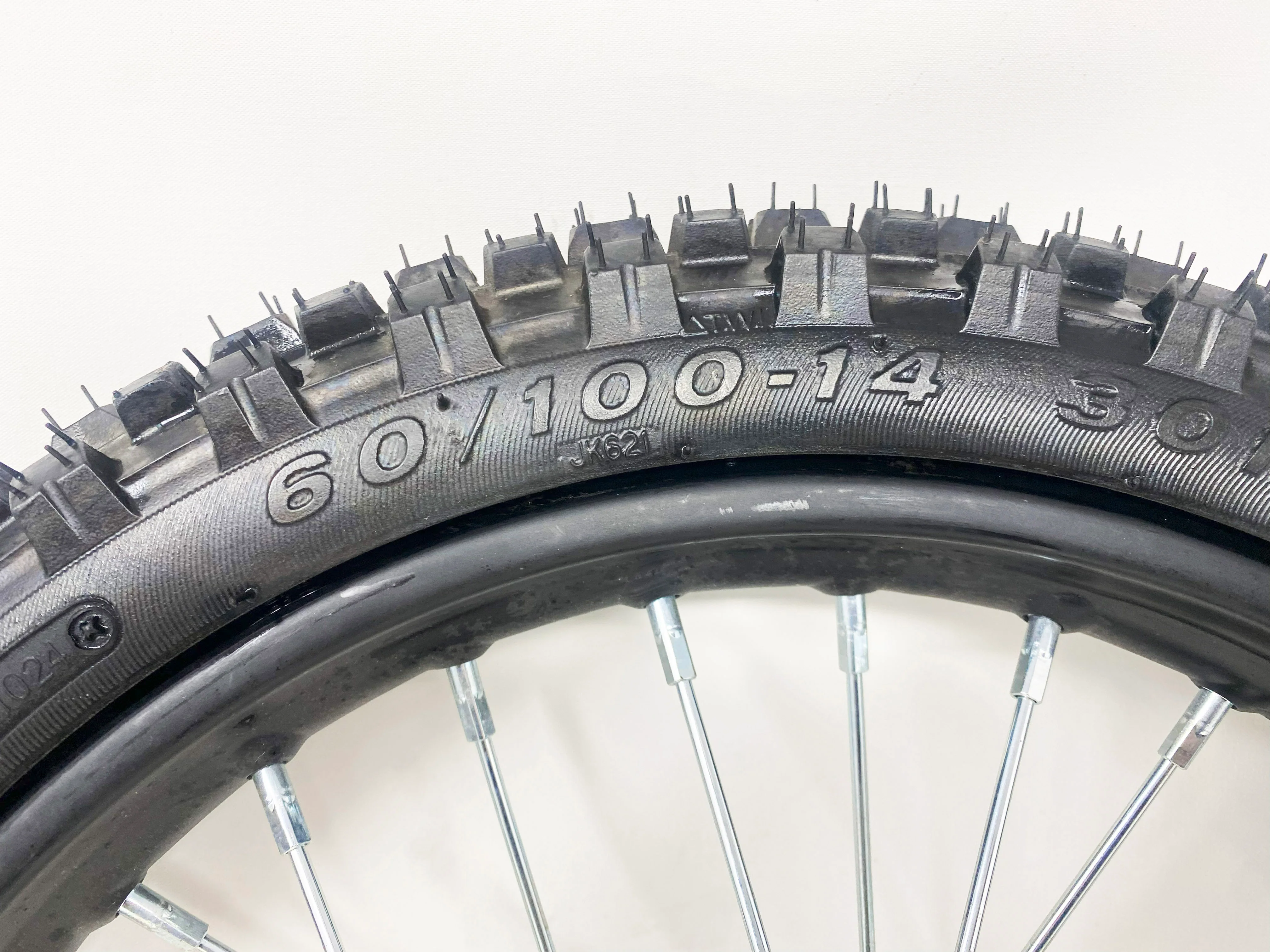 1600w Pro Electric Dirt Bike 48v | Front Tire On Rim (60/100-14)