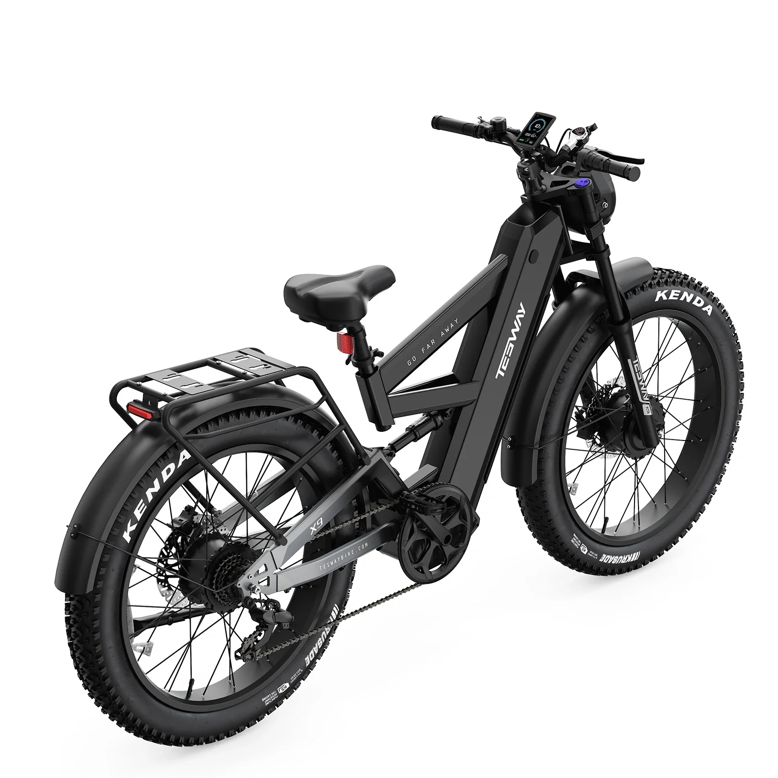 TESWAY Rear Rack & Fenders