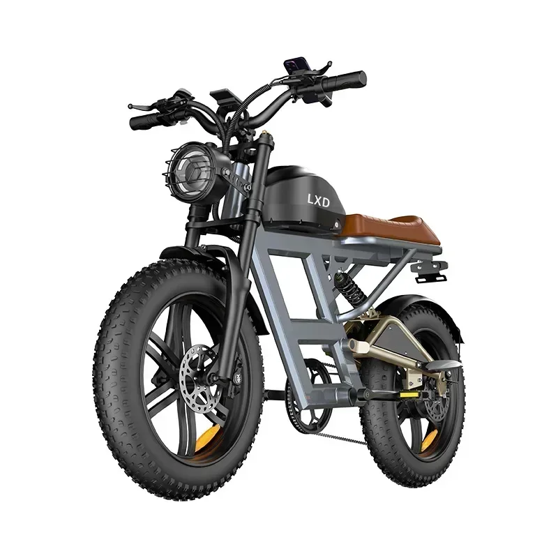 20 Inch Electric Powered Bicycle, Wide Tire, Off-road Electric Powered Mountain Bike, 1000W