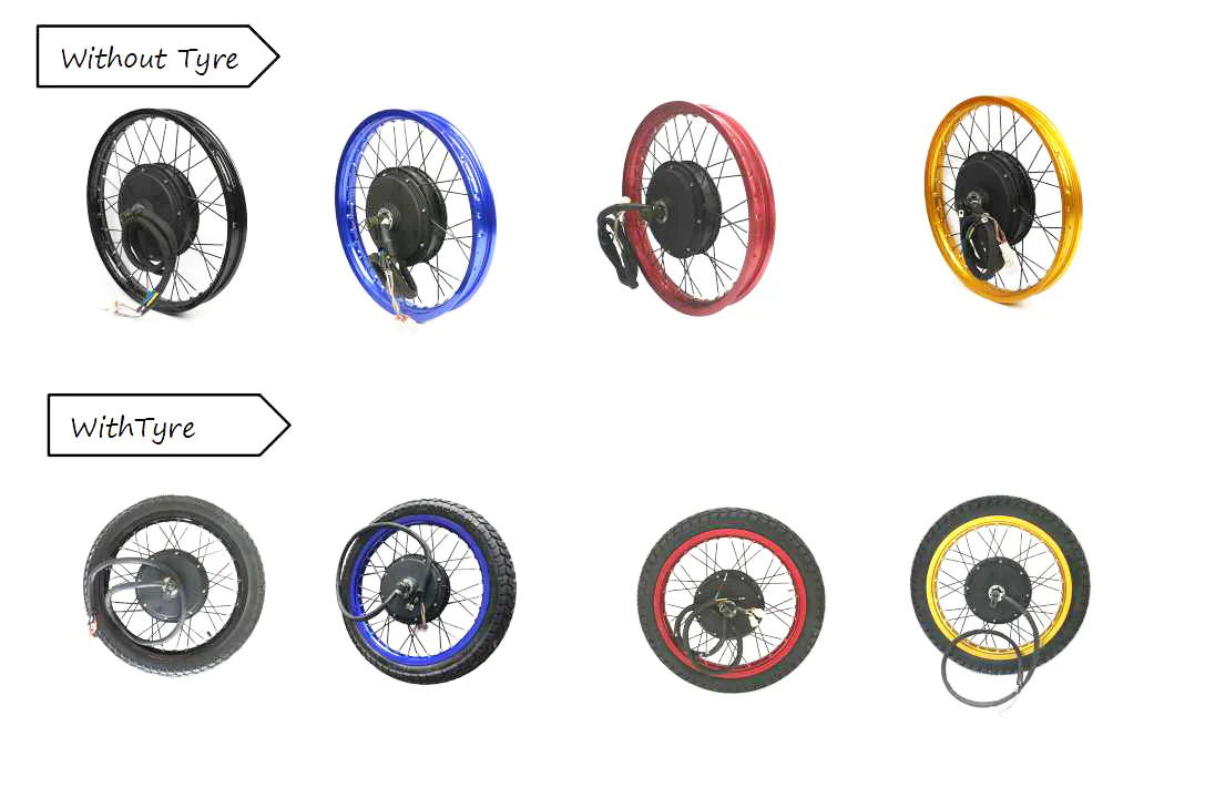 high speed electric bike conversion kit 72V 5000w electric motorcycle QS 205 50H V3 hub moto