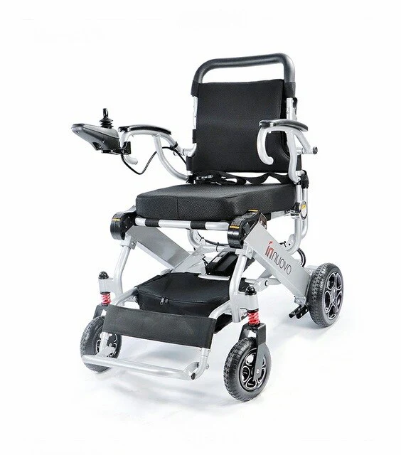 Free shipping best-selling net weight 19.8KG lithium battery folding electric wheelchair can be carried on the plane