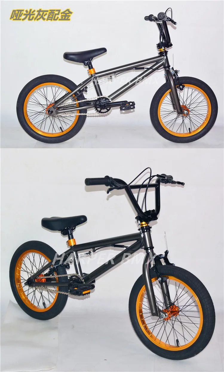 16 Inch BMX Bike Colourful BMX Bikes Children's Show Bikes Street Stunt BMX Bikes