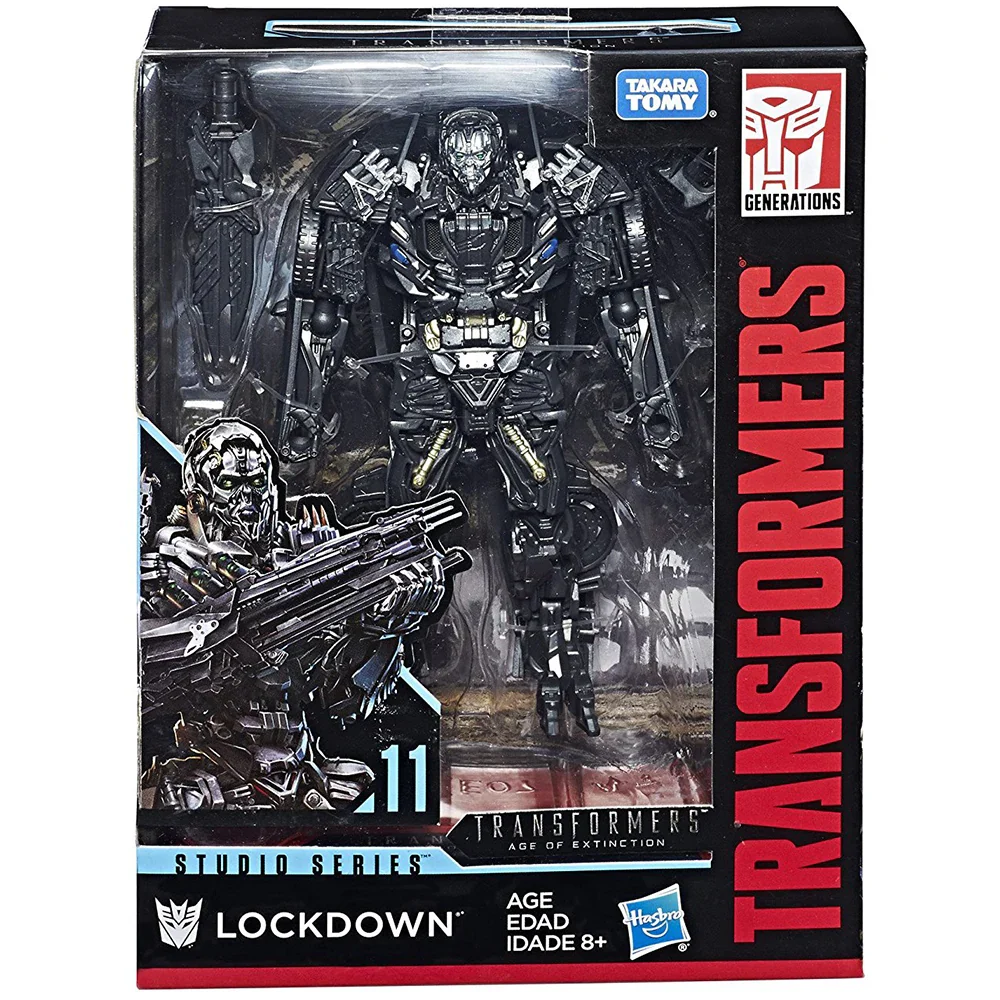 In-Stock Hasbro Transformers Studio Series SS-11 Lockdown & SS-17 Shadow Raider Deluxe Class Action Robot Model Figure Gift Toys