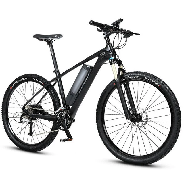 27.5-inch carbon fiber booster electric bicycle mountain bike Lithium battery bicycle male and female electric bicycle DDC04