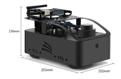 2023 Cheapest ROS Robot LubanCat Rk3566 with Mecanum Wheel Car Lidar Map Building Navigation Compatible With Raspberry Pi