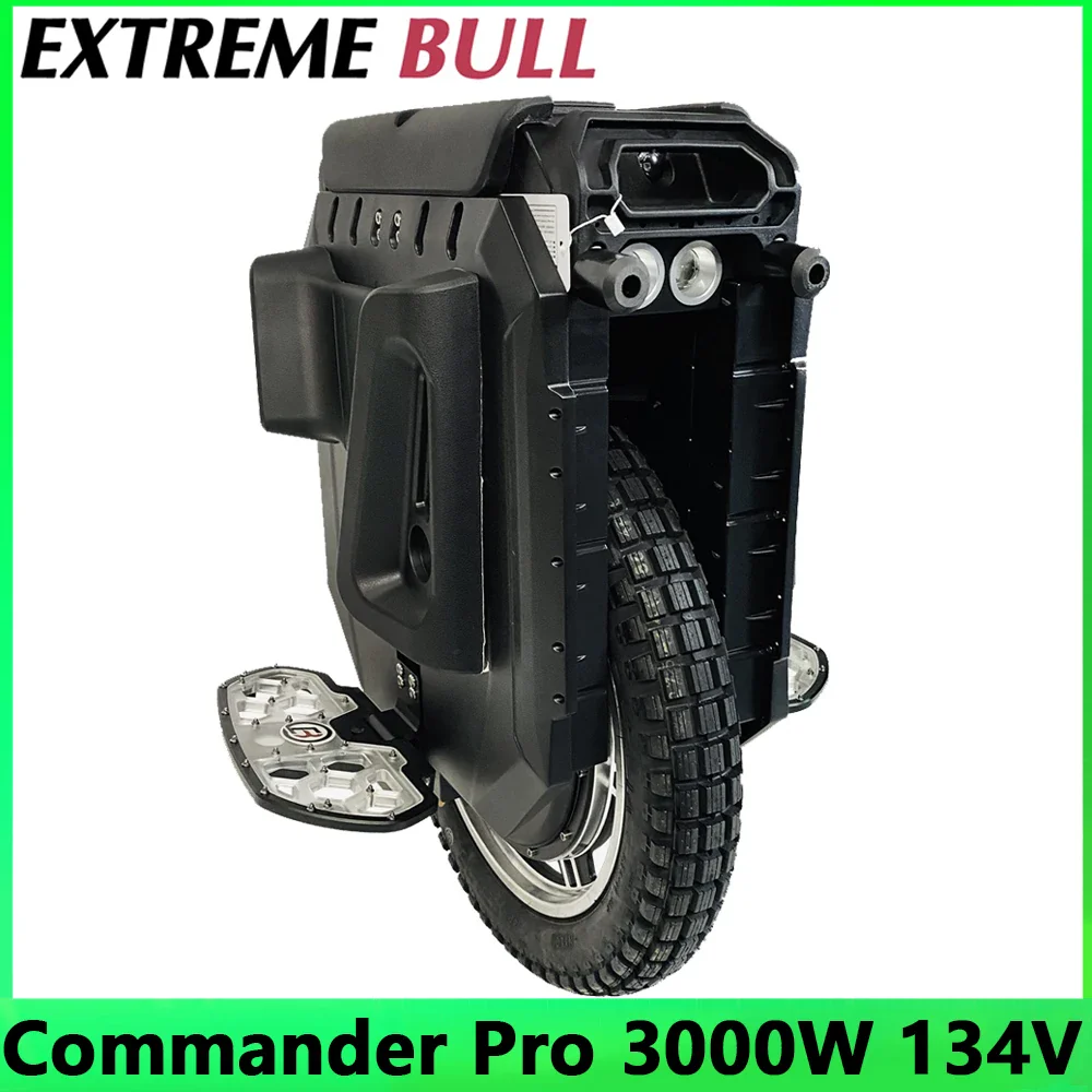 In Stock Begode EXTREME BULL Commander Pro Electric Unicycle 3000W 134V 3600Wh EUC Wheel Monowheel GW CNC Pedals