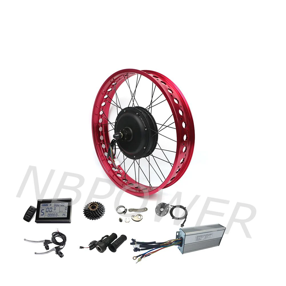 48V 1000W 1500W electric fat bike conversion kit