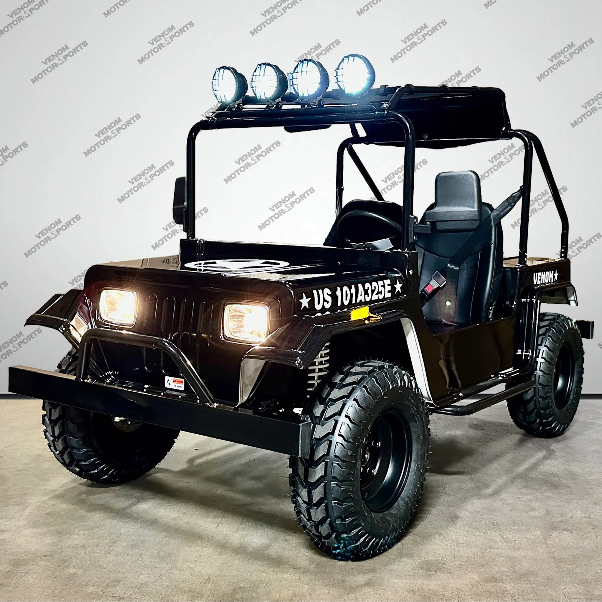Venom 200cc Mini Jeep | Willys Edition | Full-Size | Automatic