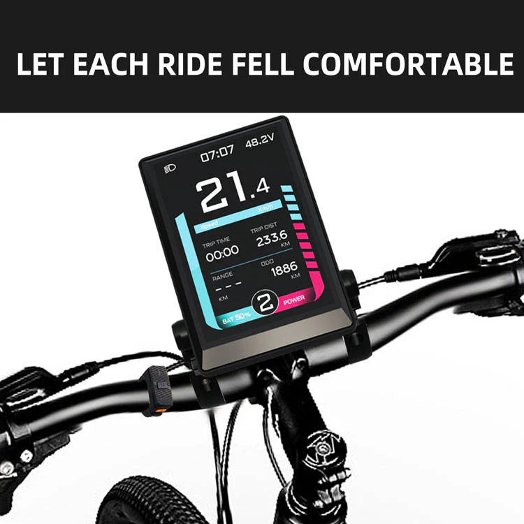 Keyde TFT350 Display For Electric Bicycle Conversion Kit，Perfect Your Ebike Conversion Kit with the Keyde TFT350 Display For Electric Bike