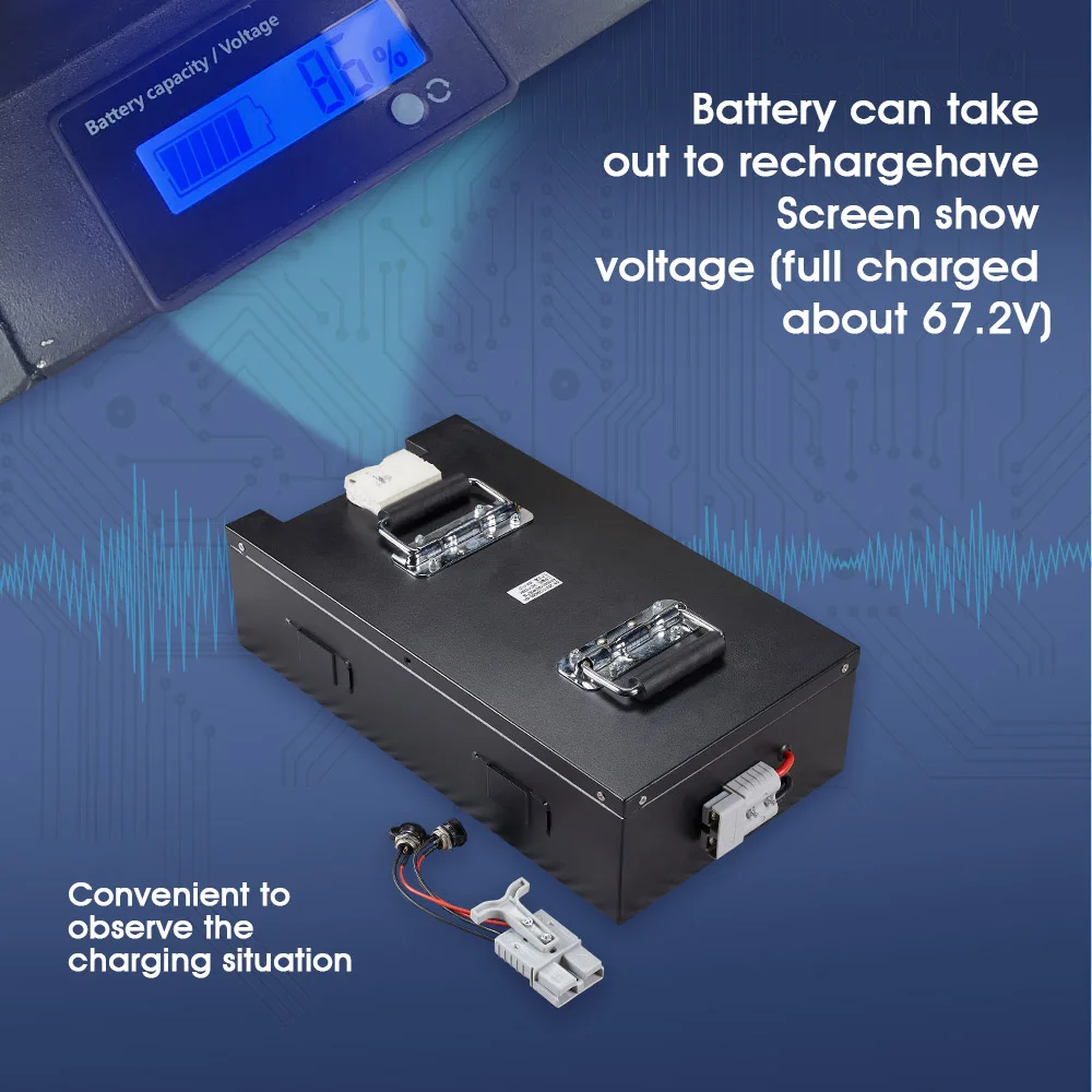 60V 50Ah 80Ah Removeale E scooter Battery for FLJ X14 Electric Scooter