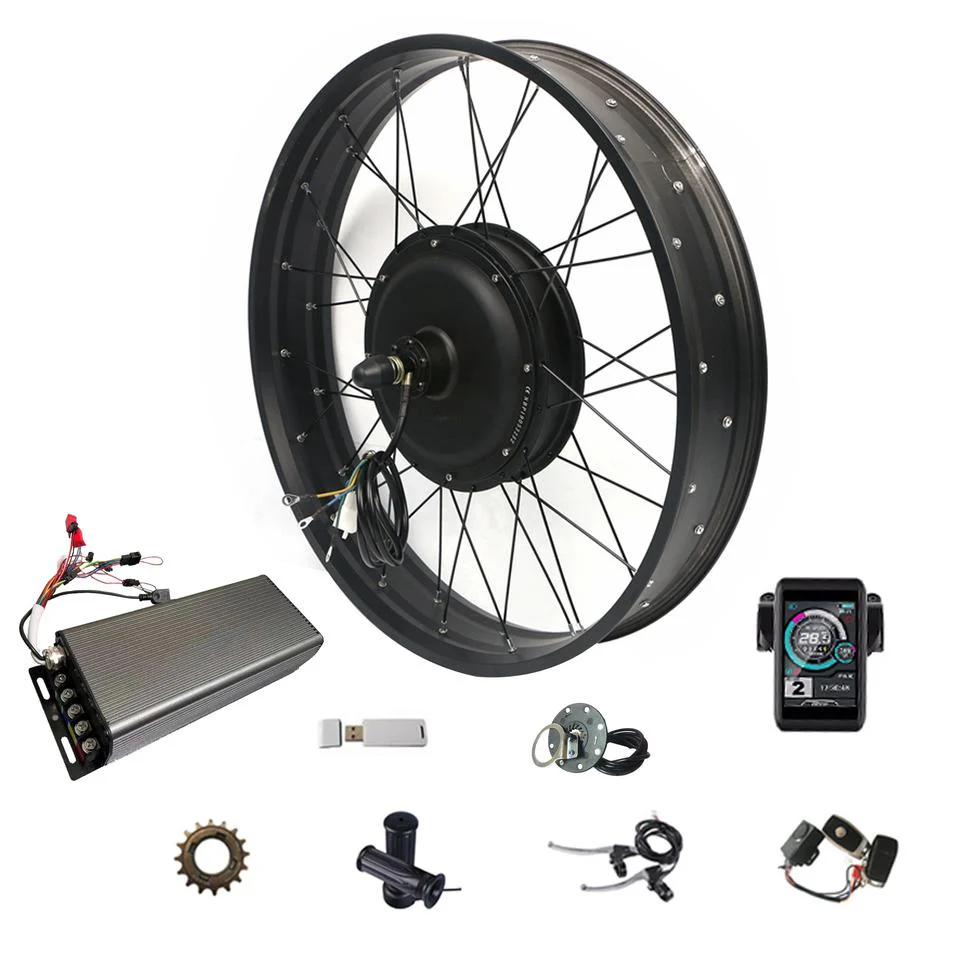 5000W Brushless Electric Bicycle Motor Kit with Sabvoton Controller - High-Powered Fat Tire Ebike Conversion Kit for 20