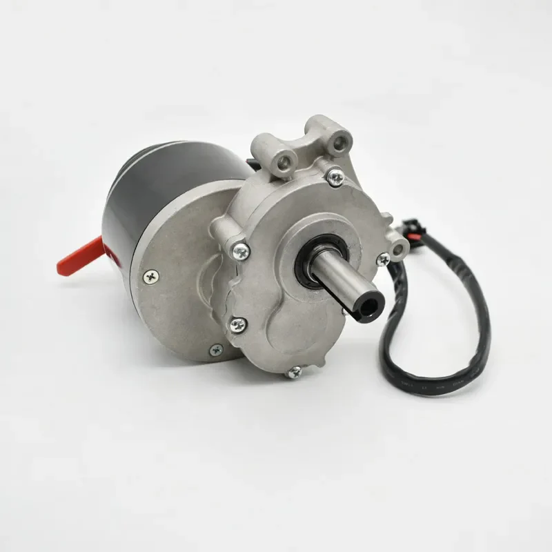 24V 250W Electromagnetic brake motor Robot Electric Wheel Chair Brushed Gear Wheelchair DC Motor 75/120RPM Brake release handle