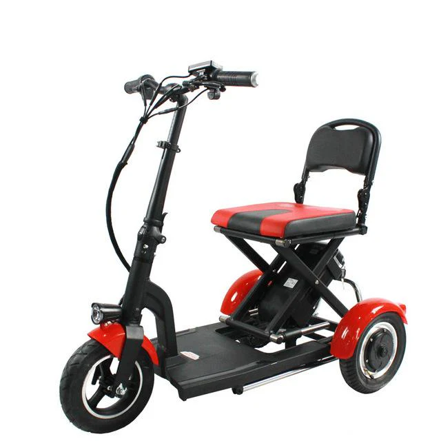 Electric Scooter For Elderly Disabled 3 Wheels Electric E Scooter 300W 36V Foldable Tricycle Scooter Electric