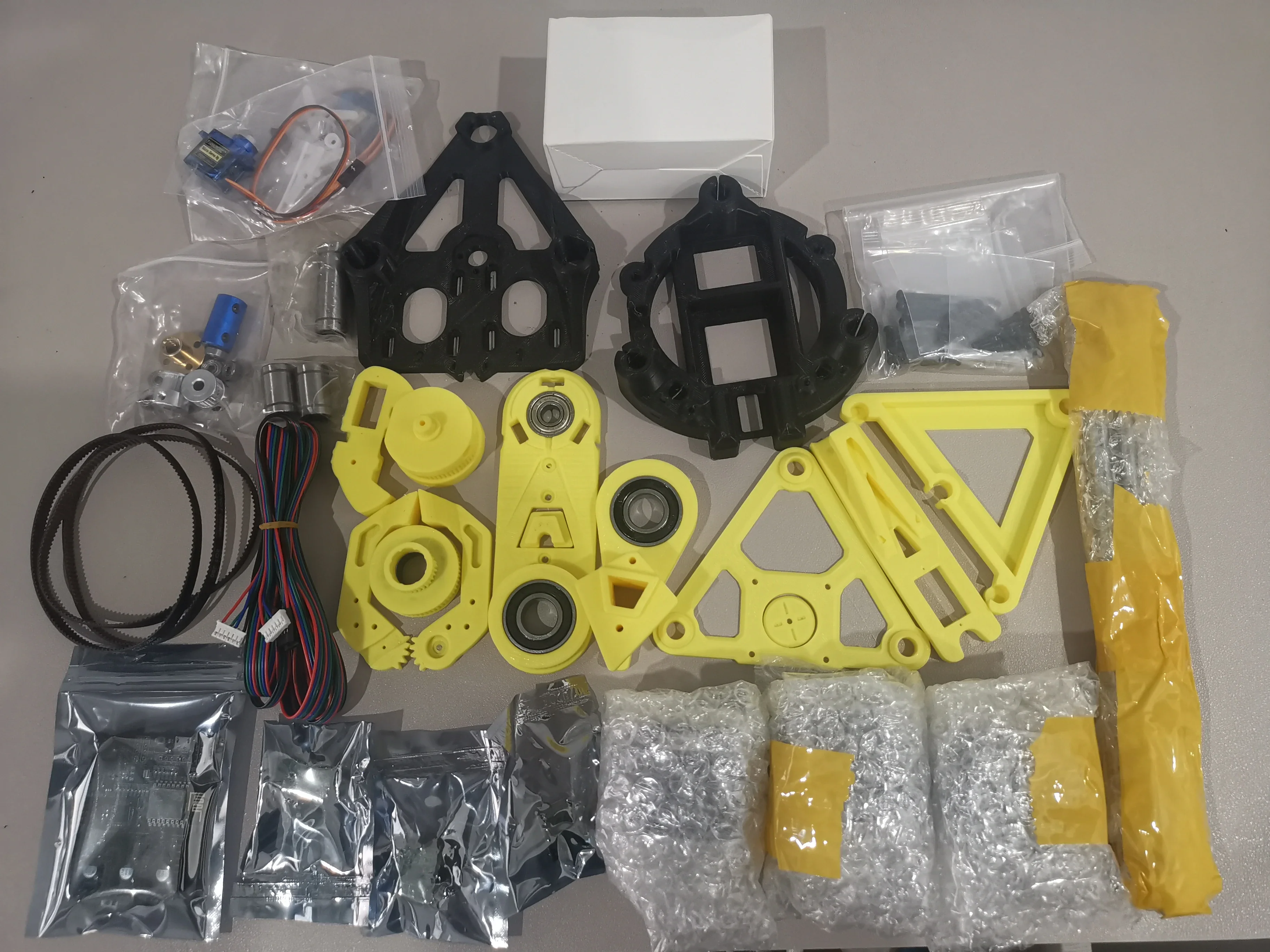 3D Print Graphics Scara Robotic Arm with Stepper Motor Scara Robot Mamipulator for Arduino Robot for Python Programmable DIY Kit