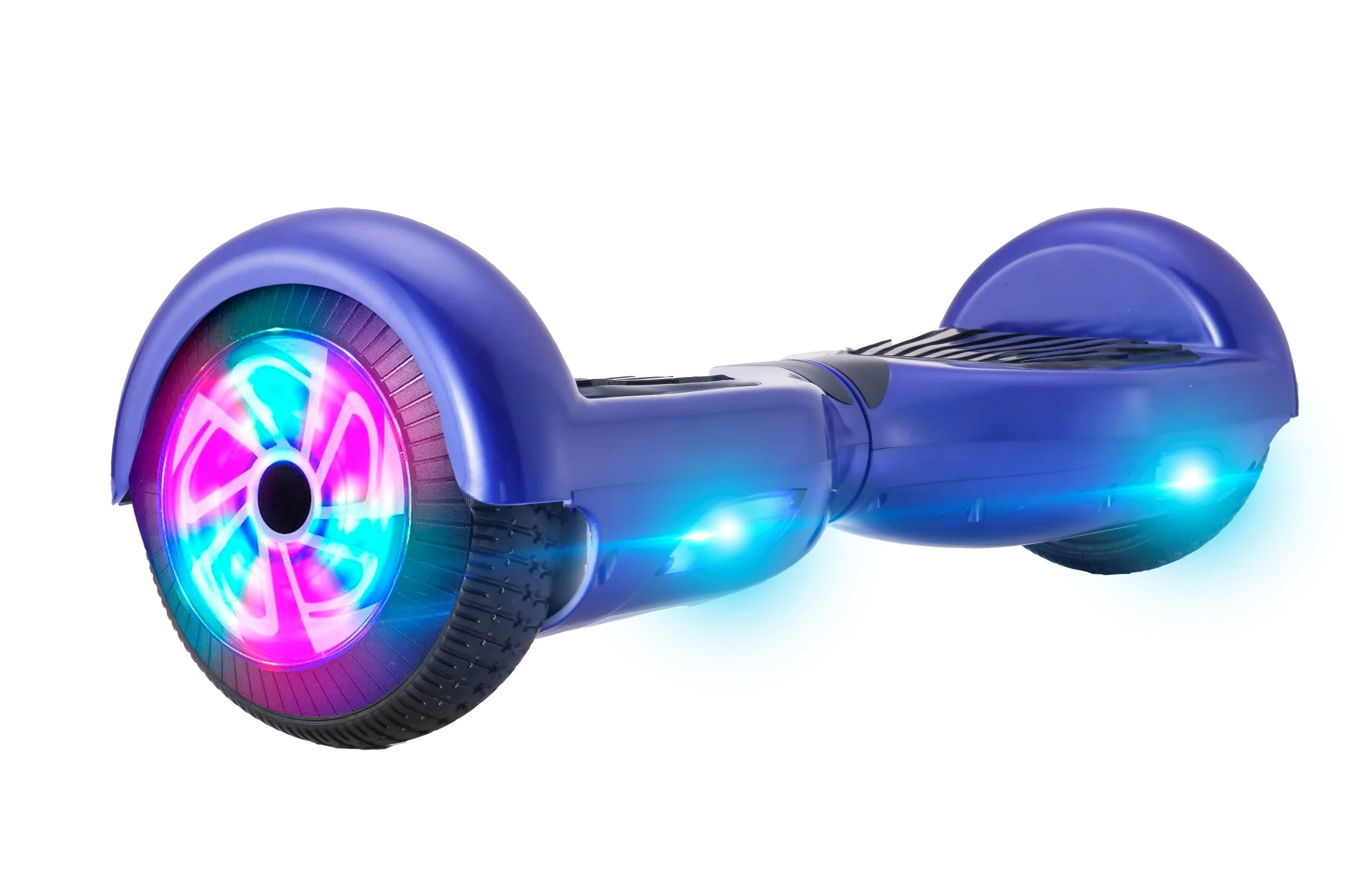 GlareWheel M2 Hoverboard Light Up Wheels Bluetooth Blue