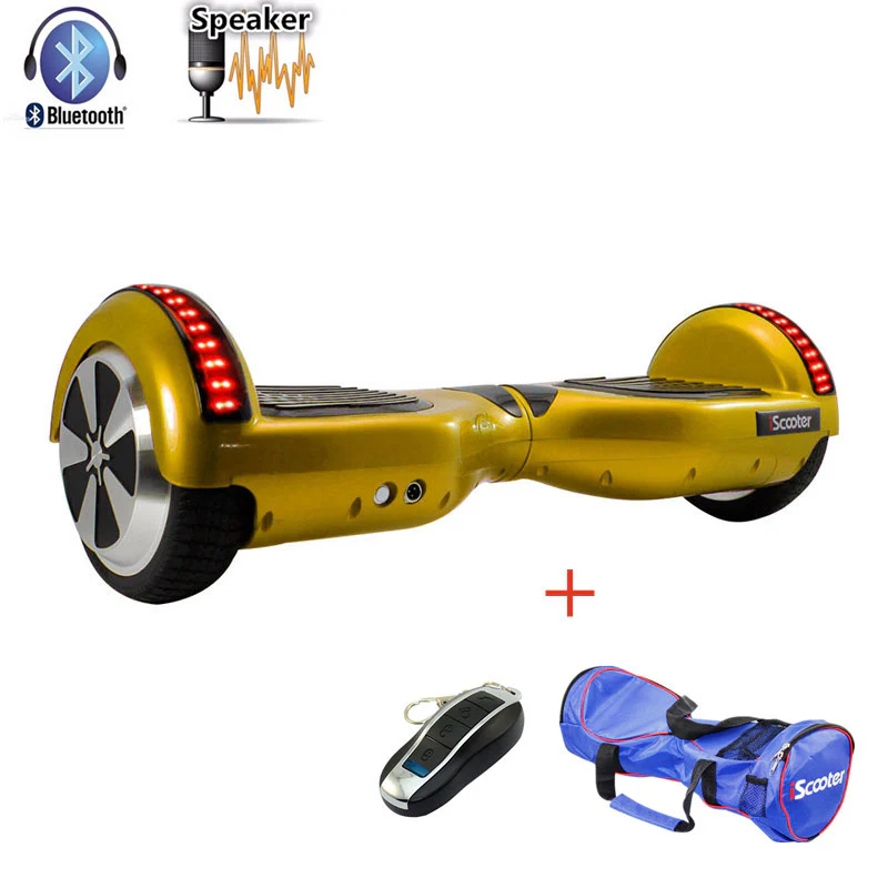 hoverboard 6.5inch 2 Wheel Smart steering-wheel Electric Skateboardself Balance scooter with Bluetooth Christmas gift