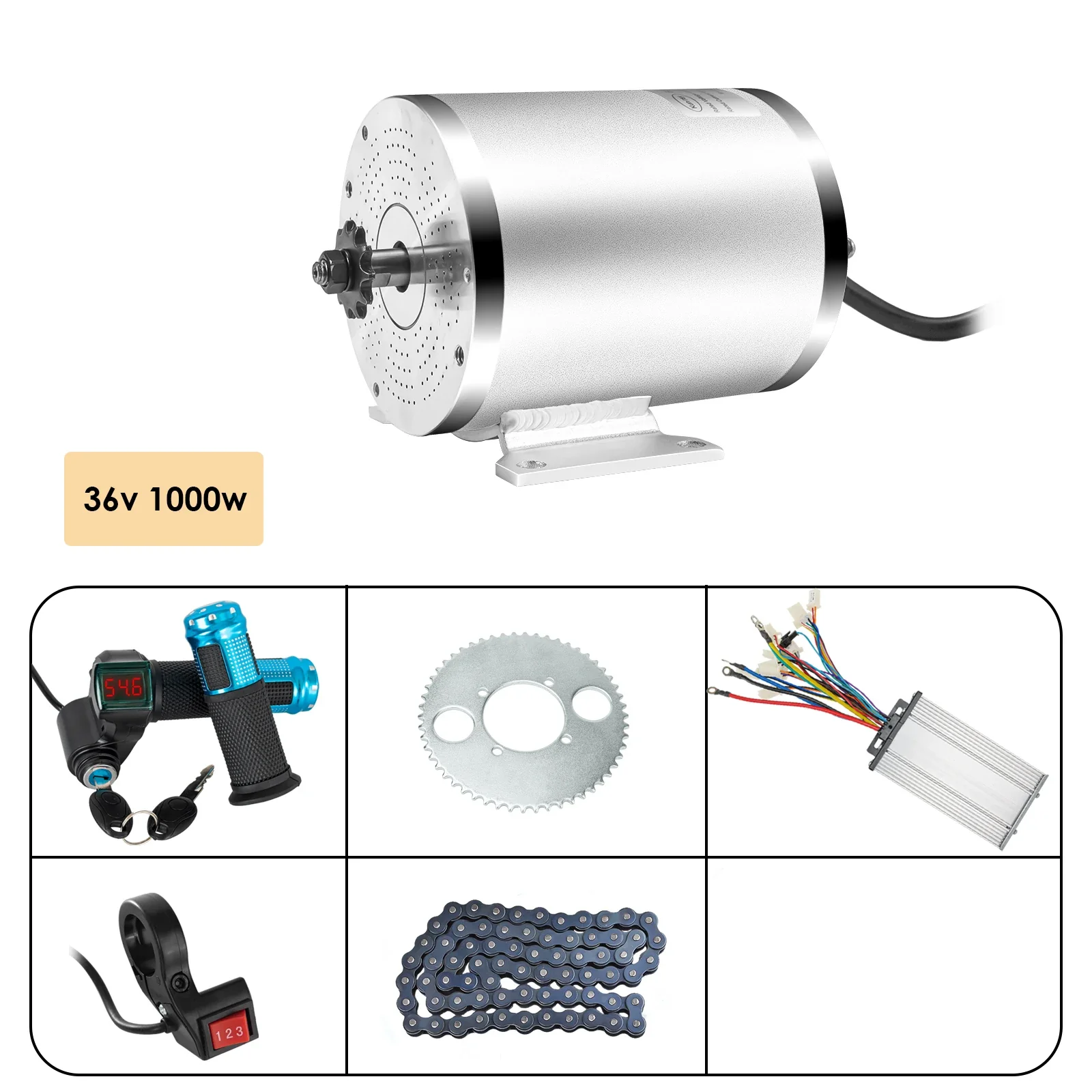 E-bike Brushless Motor Kits 60V 2000w Electric Scooter Motor 1000w 48v Electric Motorcycle Motor 50A Conversion Kits 3000w