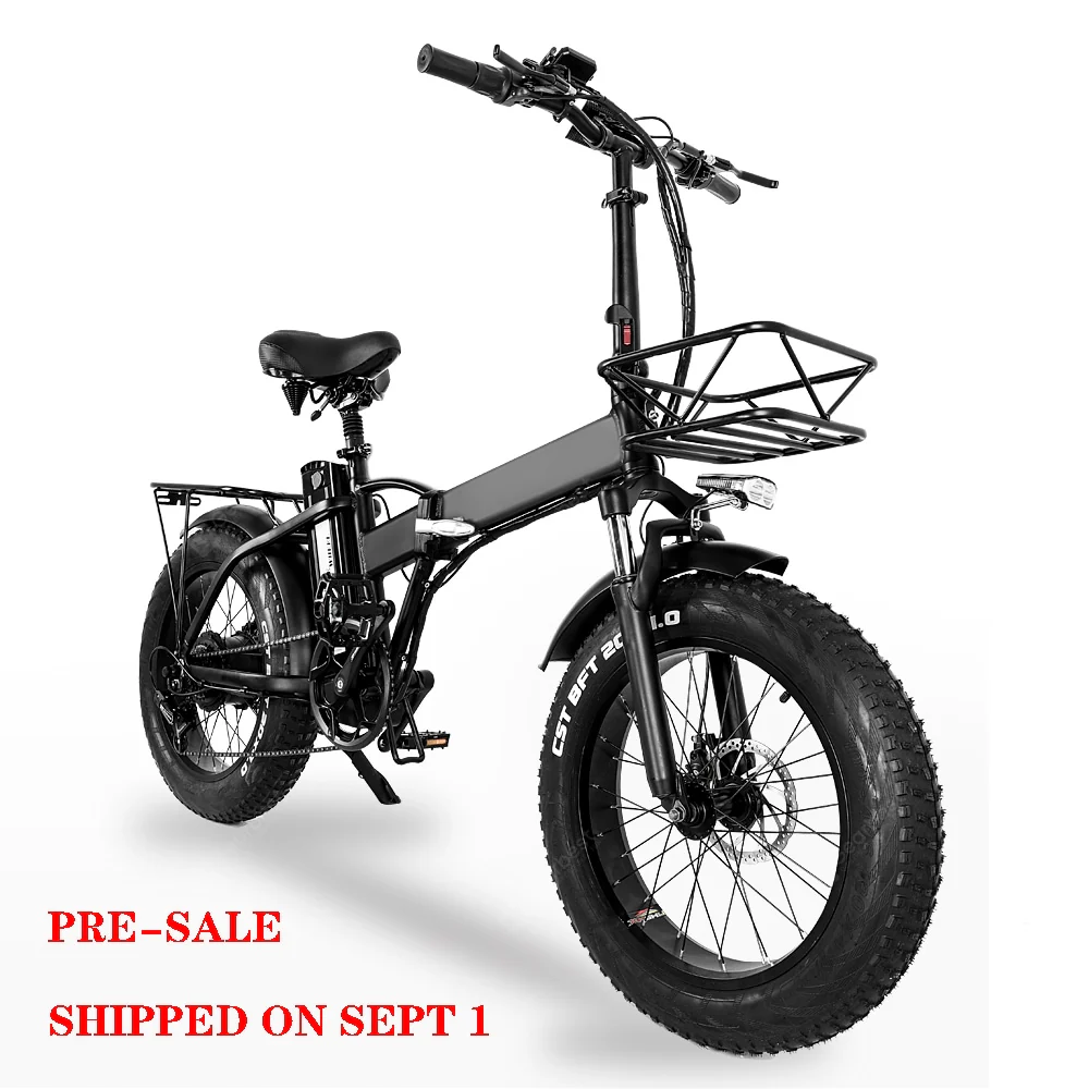 CMACEWHEEL GW20 Inch Lithium Ion ElectricBike Foldable Variable Speed Electric Bike 48V/15Ah 500W Commute
