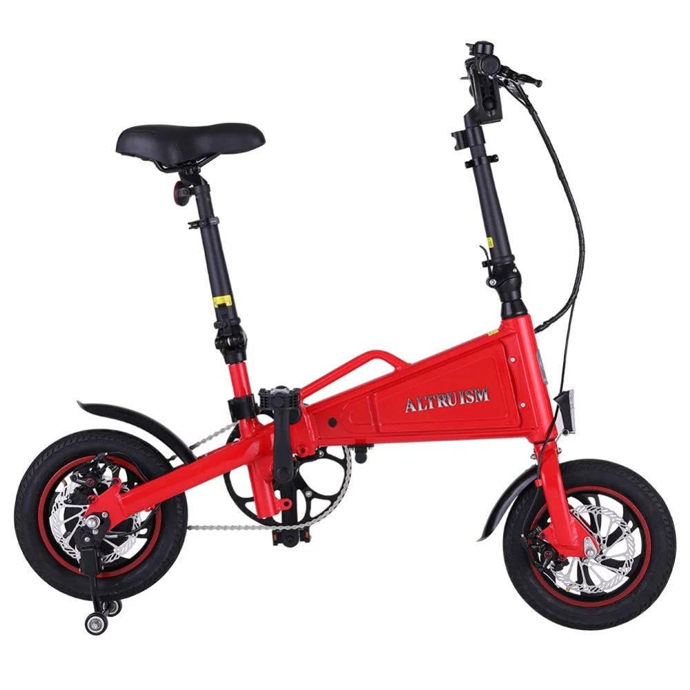 ALTRUISM A1 36V*350W Electric Bicycle Safety Cycling Watertight Frame Inside Li-on Battery Folding ebike