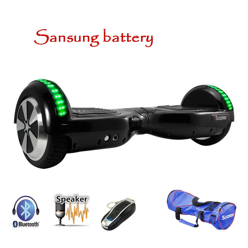Sansung Battery  hoverboard Bluetooth Electric Skateboard steering-wheel Smart 2 wheel self Balance Standing scooter