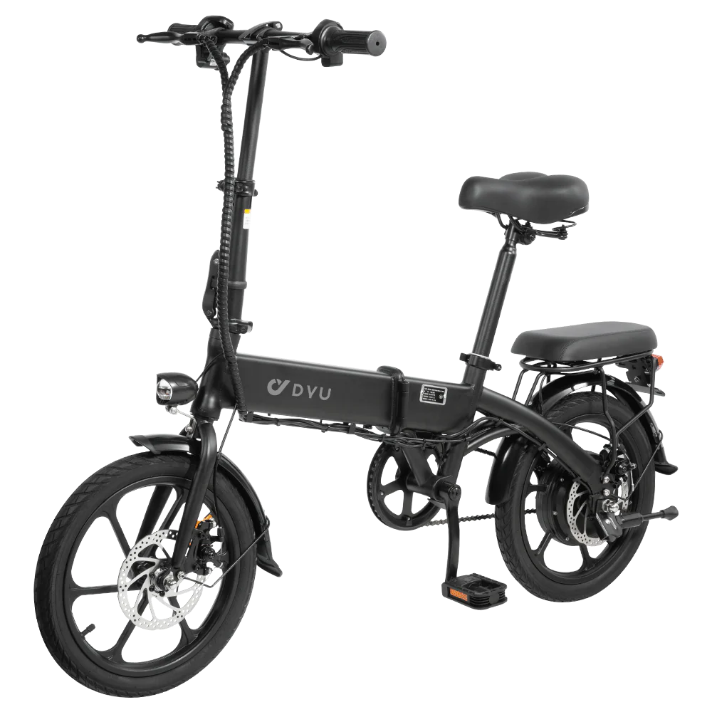 Foldable Electric Bike - 16 Inches Urban E-Bike with LCD Display, 250W Motor, and Long-Lasting Battery for City Commutes and Exploring