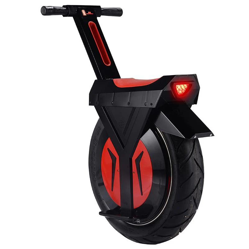 17 Inch Big Tires Electric Unicycle Monowheel 500W 60V One Wheel Balance Scooters For Adults With Two Batteries