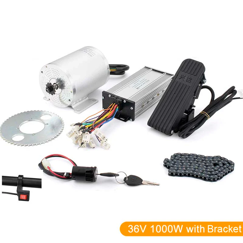 2000w Electric Motor 72V 3000W Brushless Motor Controller 48V - 72V 50A Reverse Twist Throttle Power Ignition Lock Scooter Kit