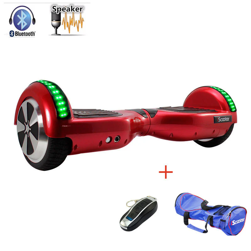 hoverboard 6.5inch 2 Wheel Smart steering-wheel Electric Skateboardself Balance scooter with Bluetooth Christmas gift