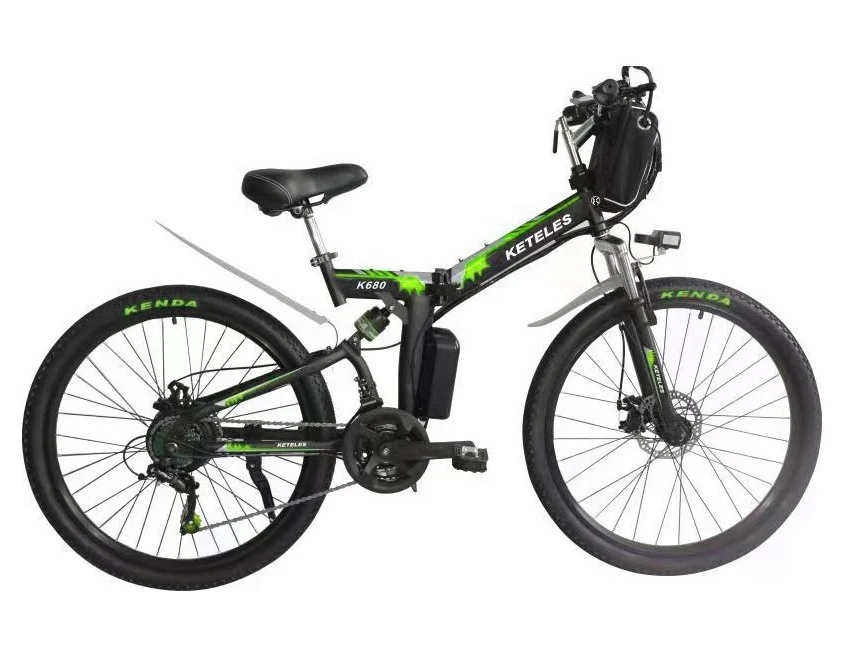KETELES K860 26 Inch Folding Electric Bike 500W/1000W Motor 13AH Lithium Battery Electric Bike 26
