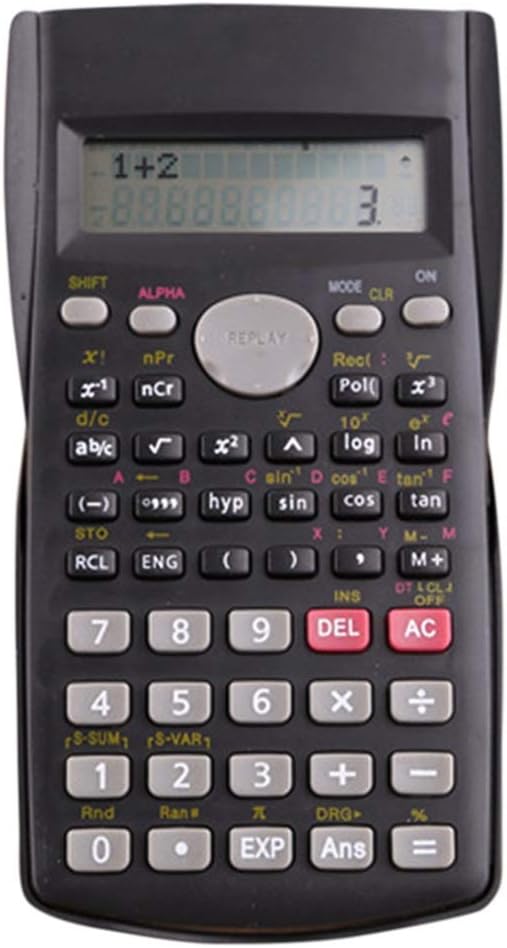 GFHSKRPL Portable Scientific Calculator Stationery School Office Engineering Multifunction Tool