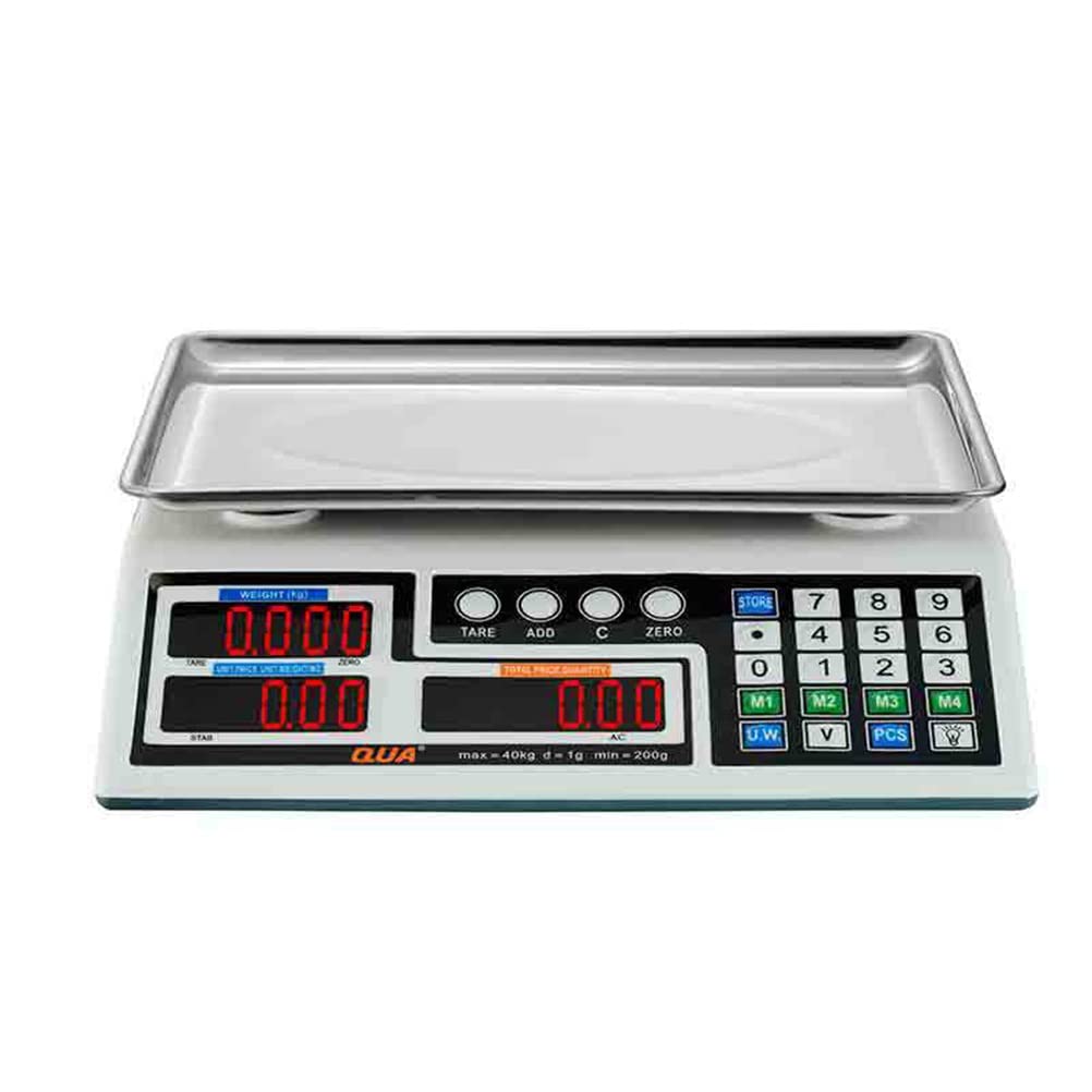 Postal Scales Digital Weight for Packages Kitchen Scale Highly Accurate Multifunction Food Household Stainless Steel Plates Precise and Tare Function Electronic