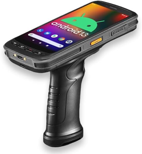 Chainway C72 Android Pistol Grip Handheld, 2D/1D/QR Code Barcode Reader (Zebra), Android 13, Large Vivid Screen, WiFi, GPS, 8000mAh All Day Battery (Build Your Own)