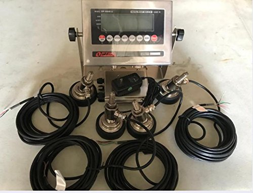 Foot Load Cell Set kit Build It Yourself 5,000 LB Floor Scale Package Except The Platform