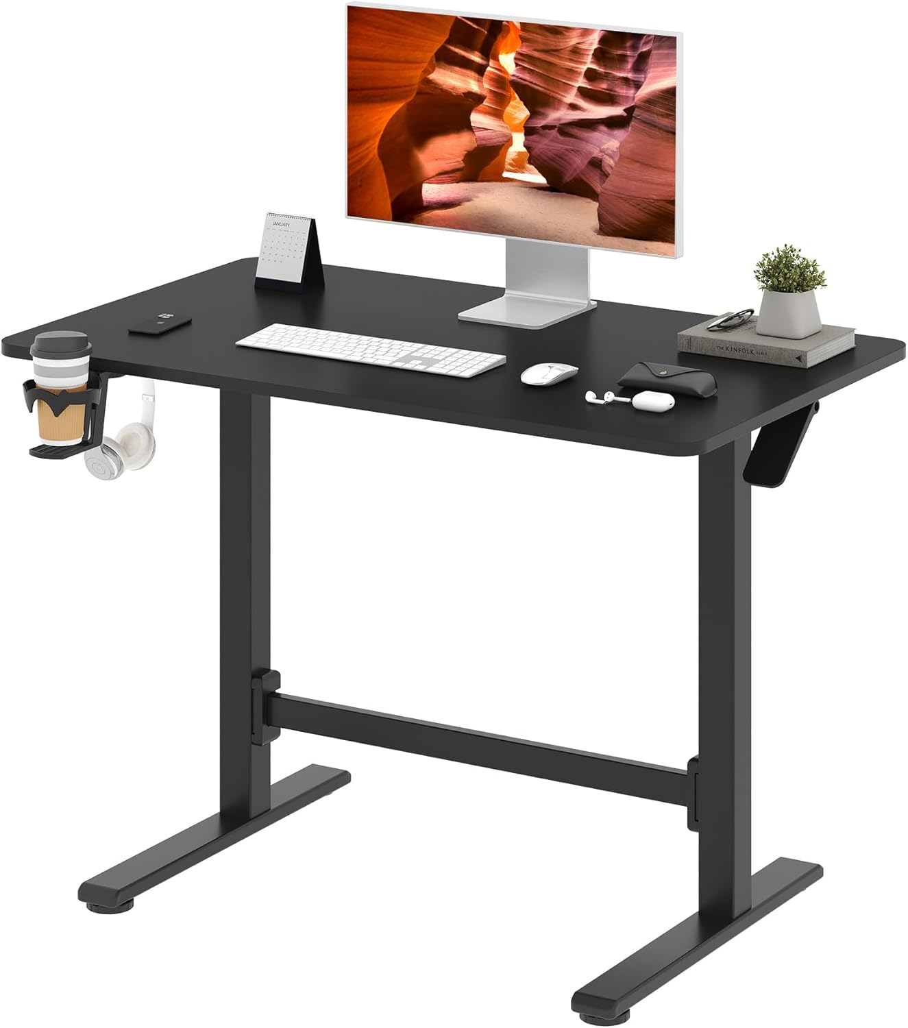 FitStand Pneumatic Standing Desk, 39.4
