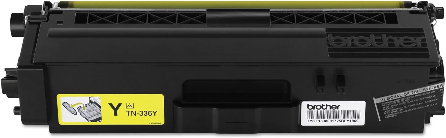 BRTTN336Y - Brother Genuine TN336Y High Yield Yellow Toner Cartridge