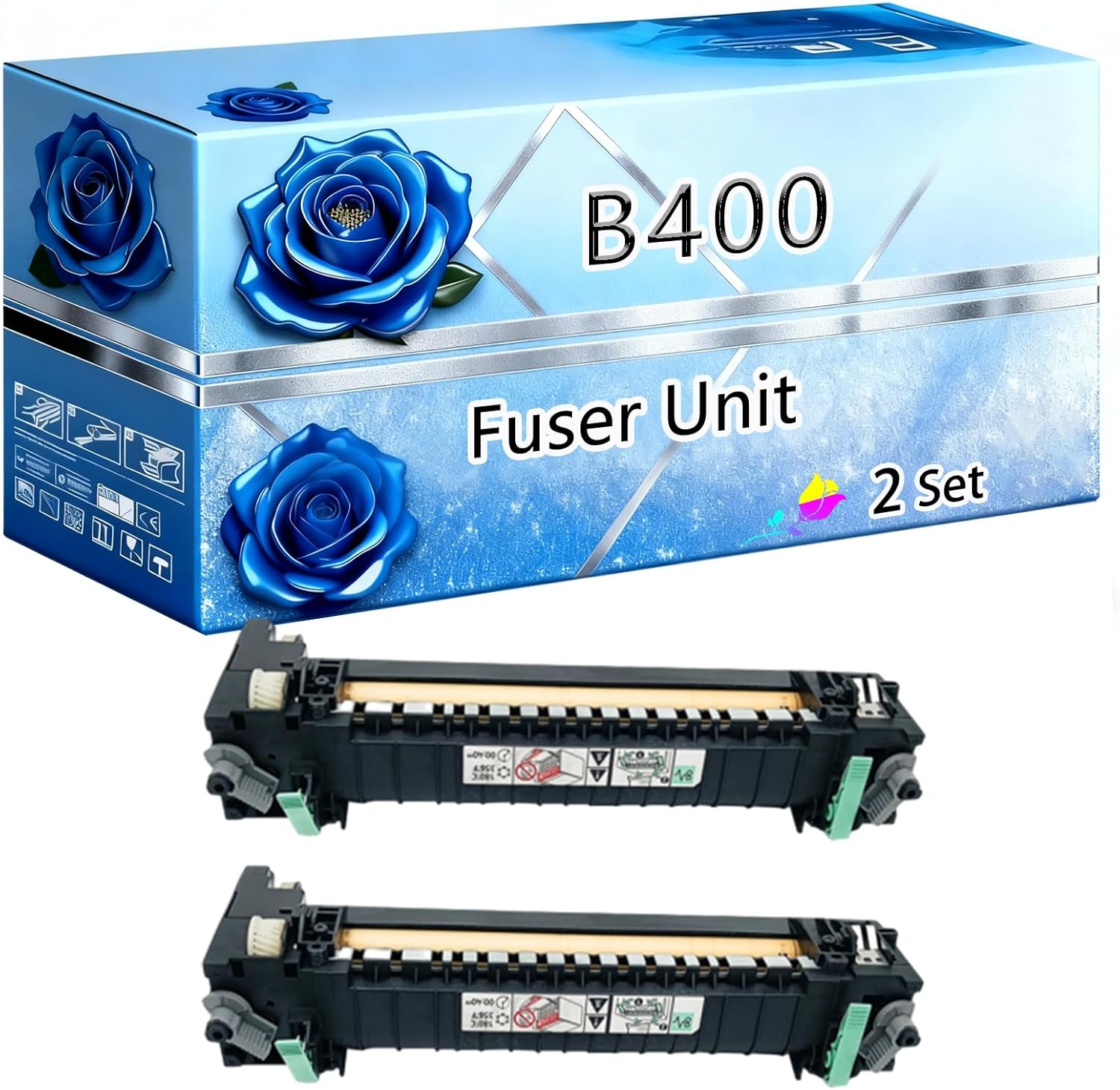 BIVOL Compatible Fuser Unit (110V/220V) Replacement for Xerox B400 High Yield 200000 Pages VersaLInk B405 B405/DN B405/DNM Printers (2 Set)